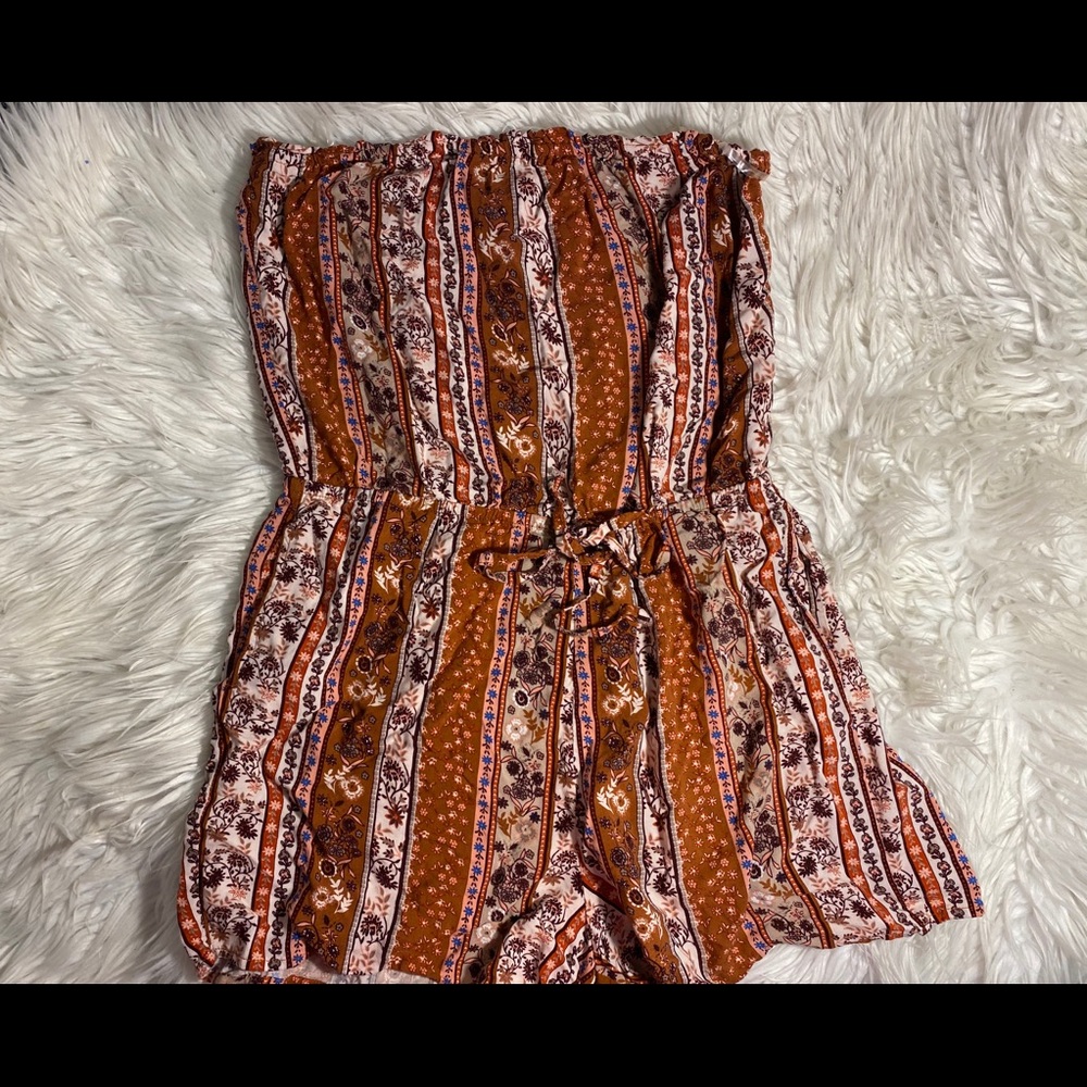 Strapless Romper